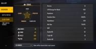 Ajjubhai94's ranked Clash Squad stats (Image via Garena)